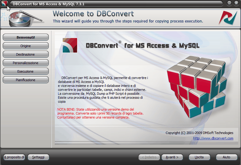 mysql in access