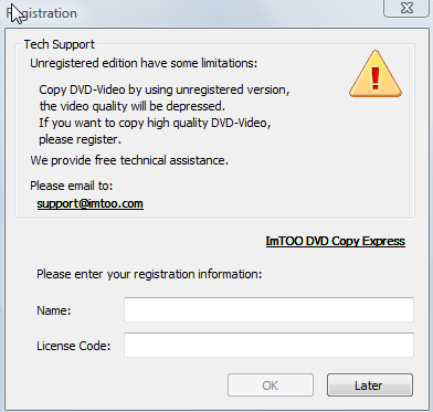 per copiare dvd