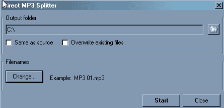 taglio mp3
