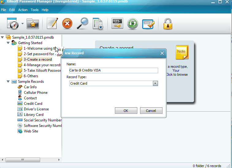 proteggere password