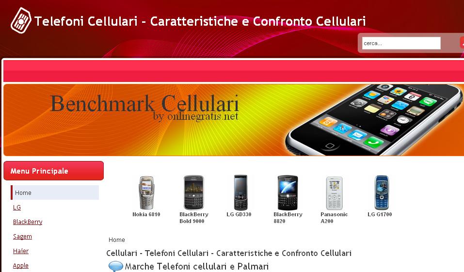 telefoni cellulari a confronto