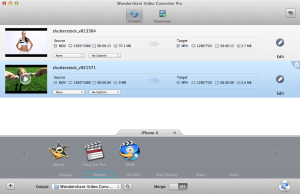 convert WMV to iMovie, import WMV into iMovie