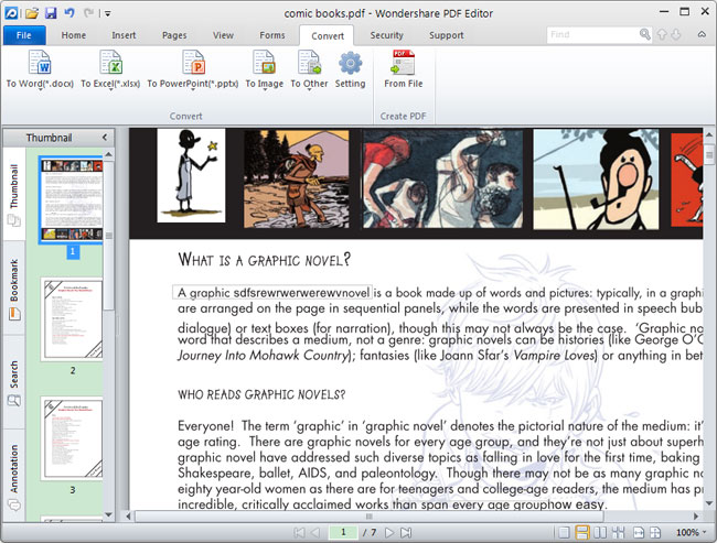 Convert PDF Files