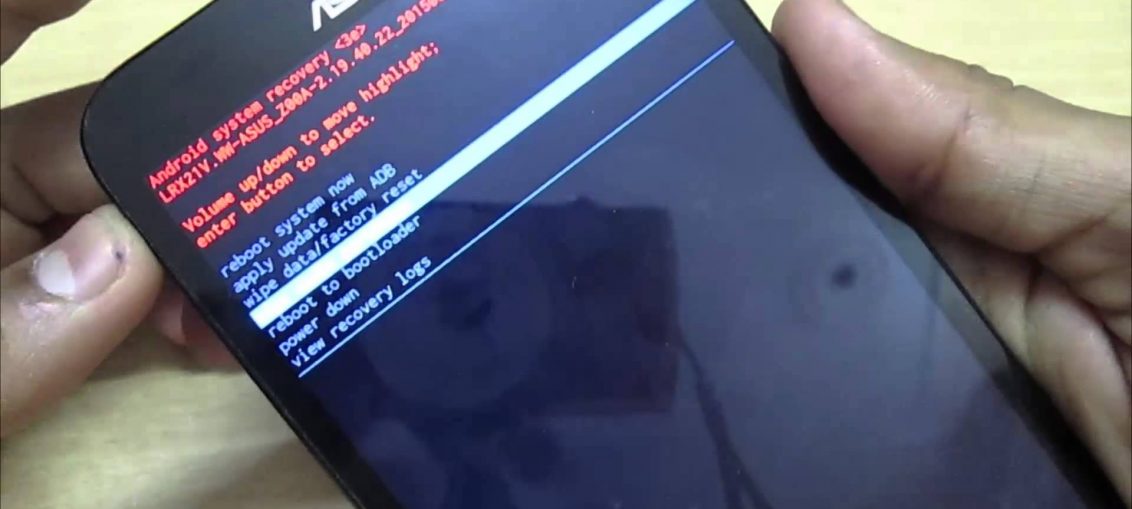 Come fare hard reset Asus ZenFone 2