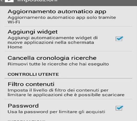 Come disattivare acquisti in app su Android