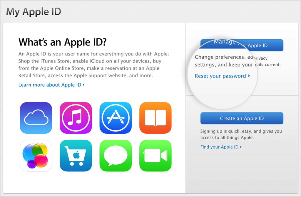 Come ripristinare nome utente e password Apple ID