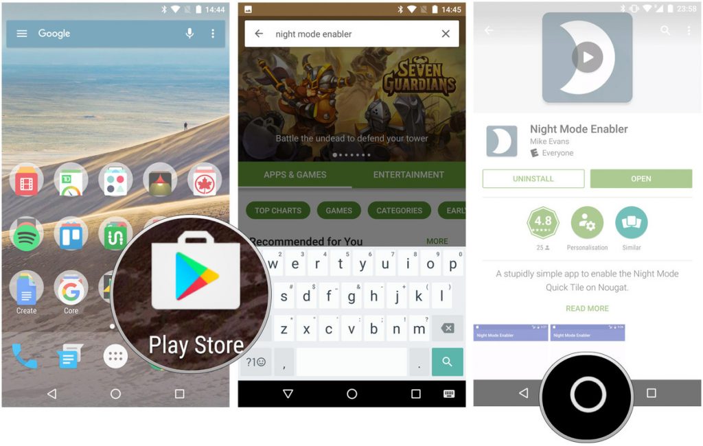 Ecco come attivare la modalità notturna in Android Nougat 7.0