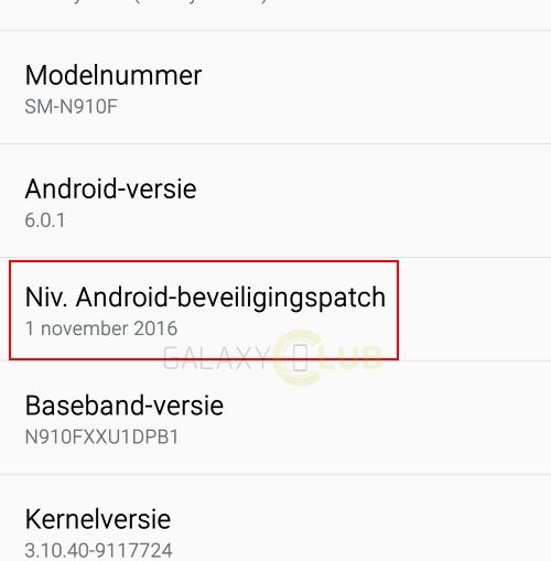 Aggiornamento Galaxy Note 4