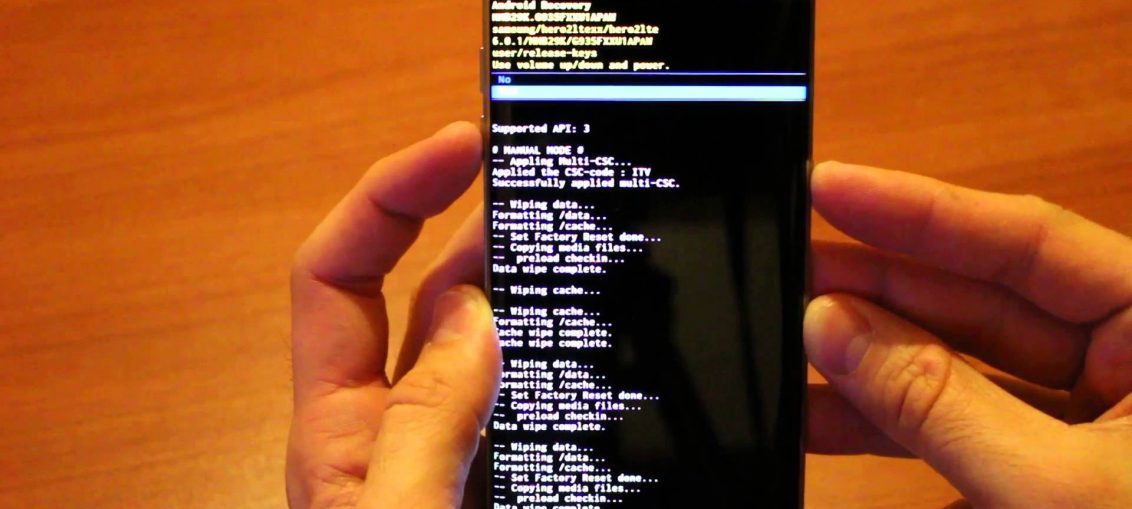 Come fare hard reset Samsung Galaxy S7 e S7 Edge