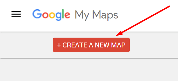 google my maps crea una nuova mappa