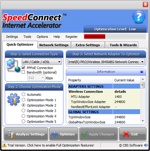 accelerare connessione internet chiavetta