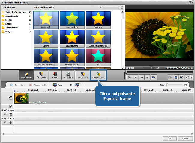 Come esportare le immagini da un video? Passo 5