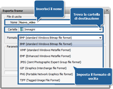 Come esportare le immagini da un video? Step 6