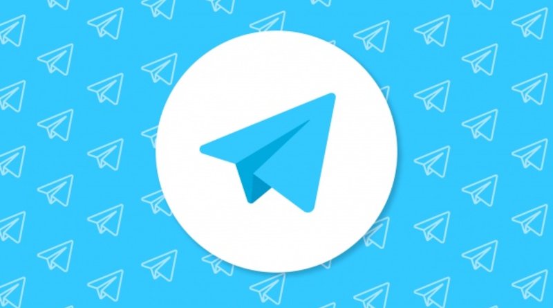 Telegramma su sfondo blu