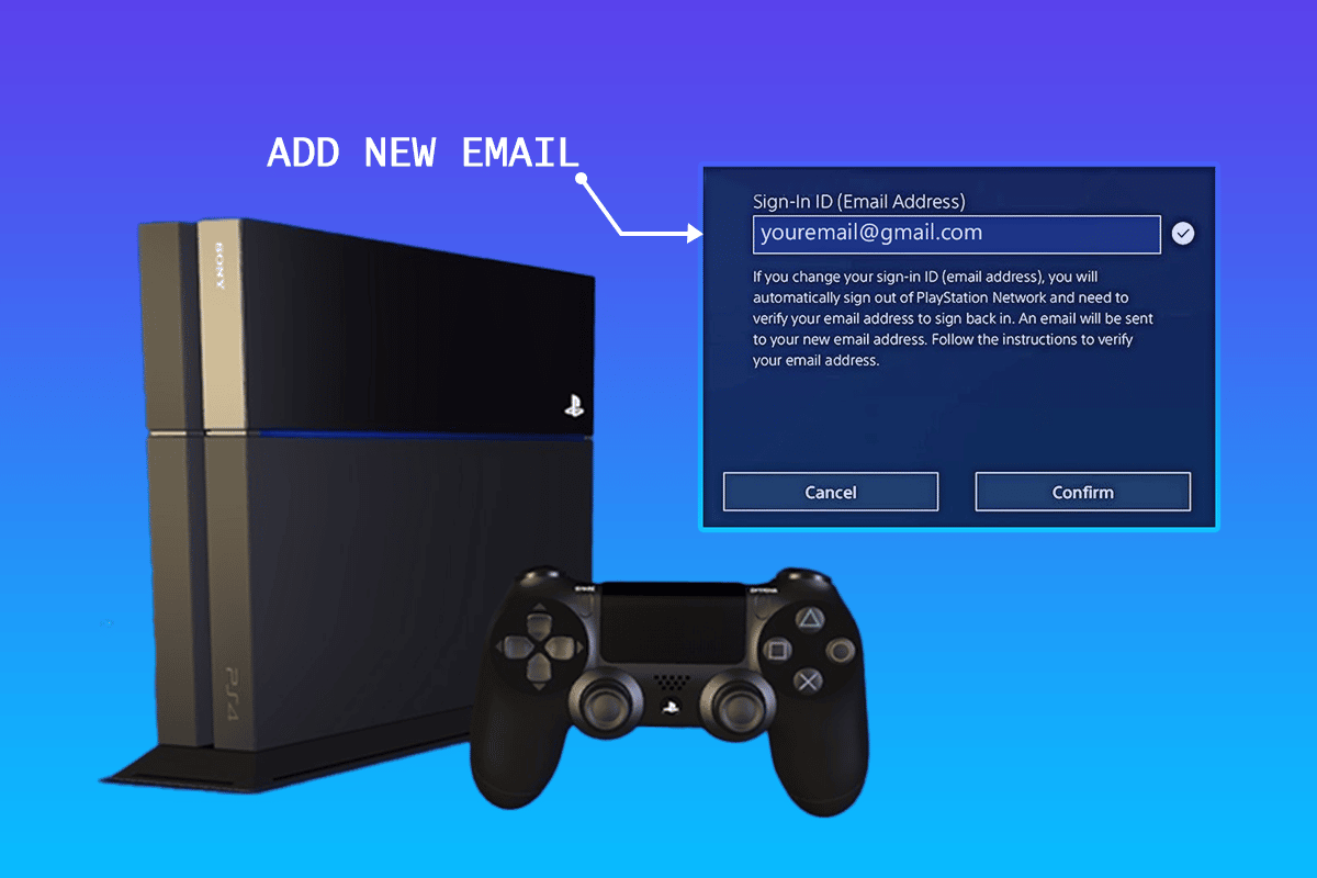 Come puoi cambiare la tua email su PS4