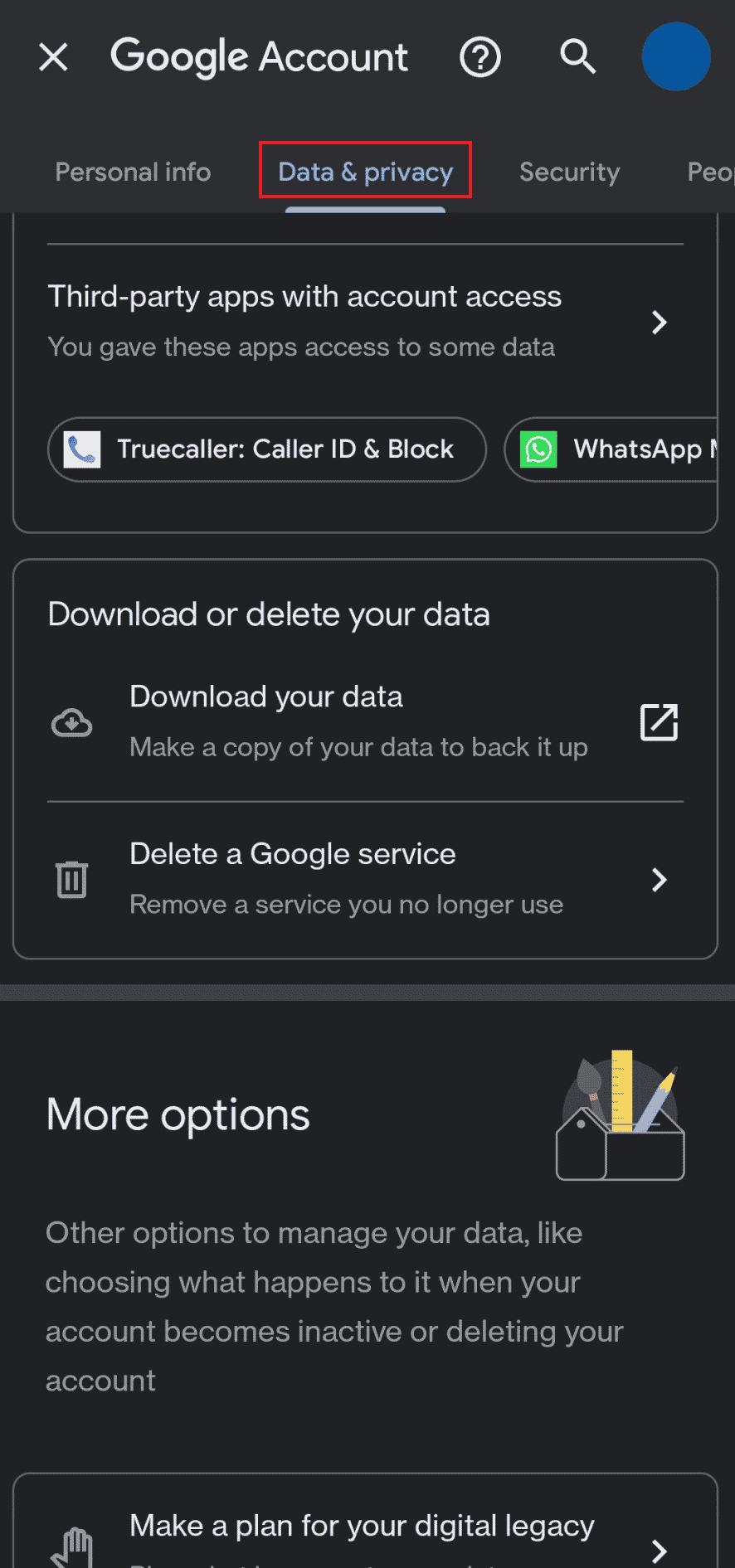 tocca Dati e privacy