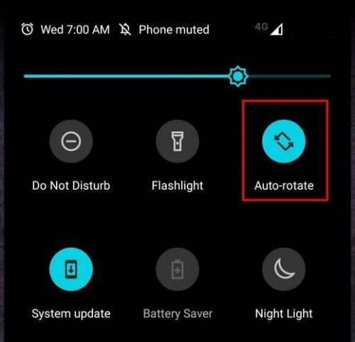 Rotazione automatica Android