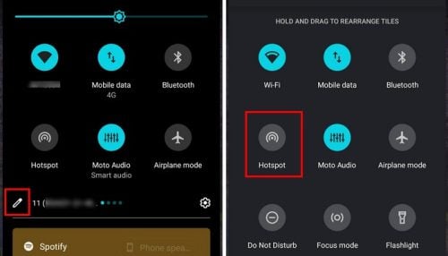 Hotspot mobile Android